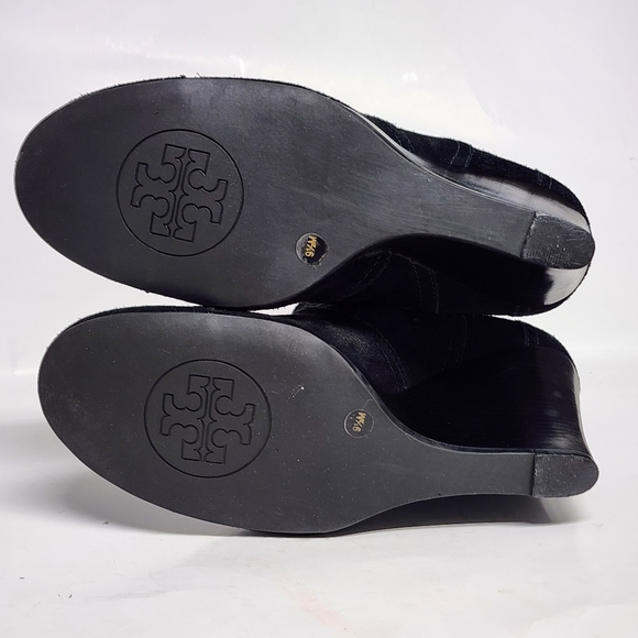 COPY - Tory Burch black suede ankle boots booties size 9.5 - Picture 10 of 10